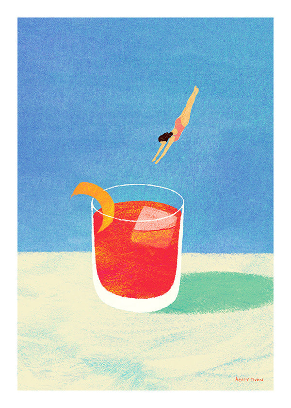 Keuken kunst Negroni met duiker