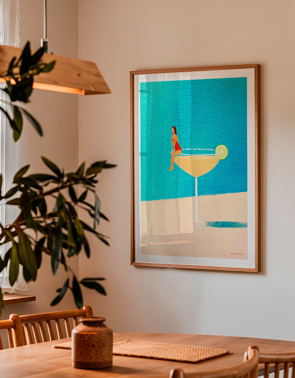 Keuken kunst: Margarita glas illustratie – Product3