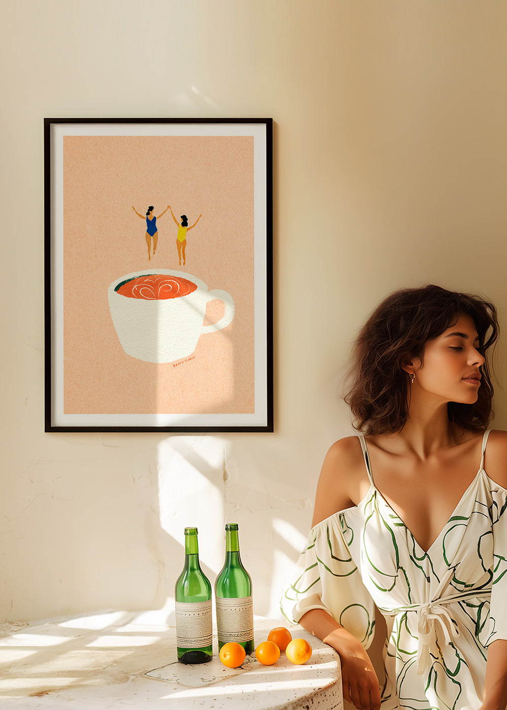 Keuken kunst met kop en zwemmers – Product2