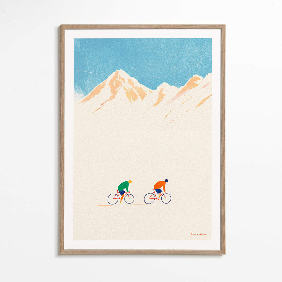 Sportkunst met bergfietsers – Oak Frame