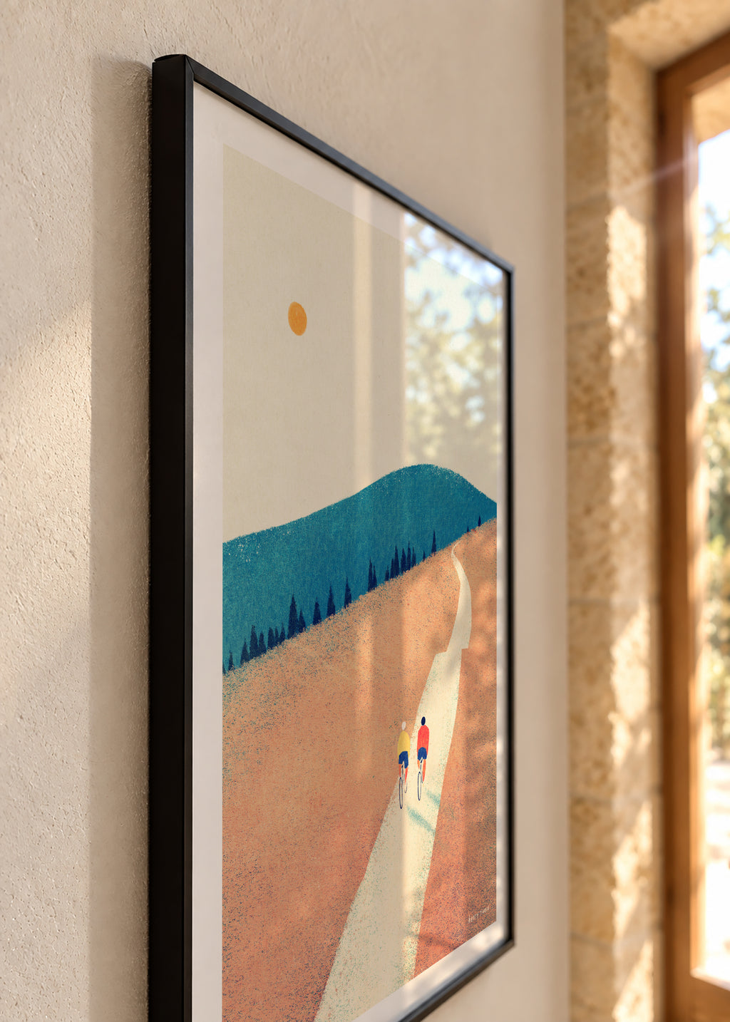 Heatwave cycle - Framed poster detail