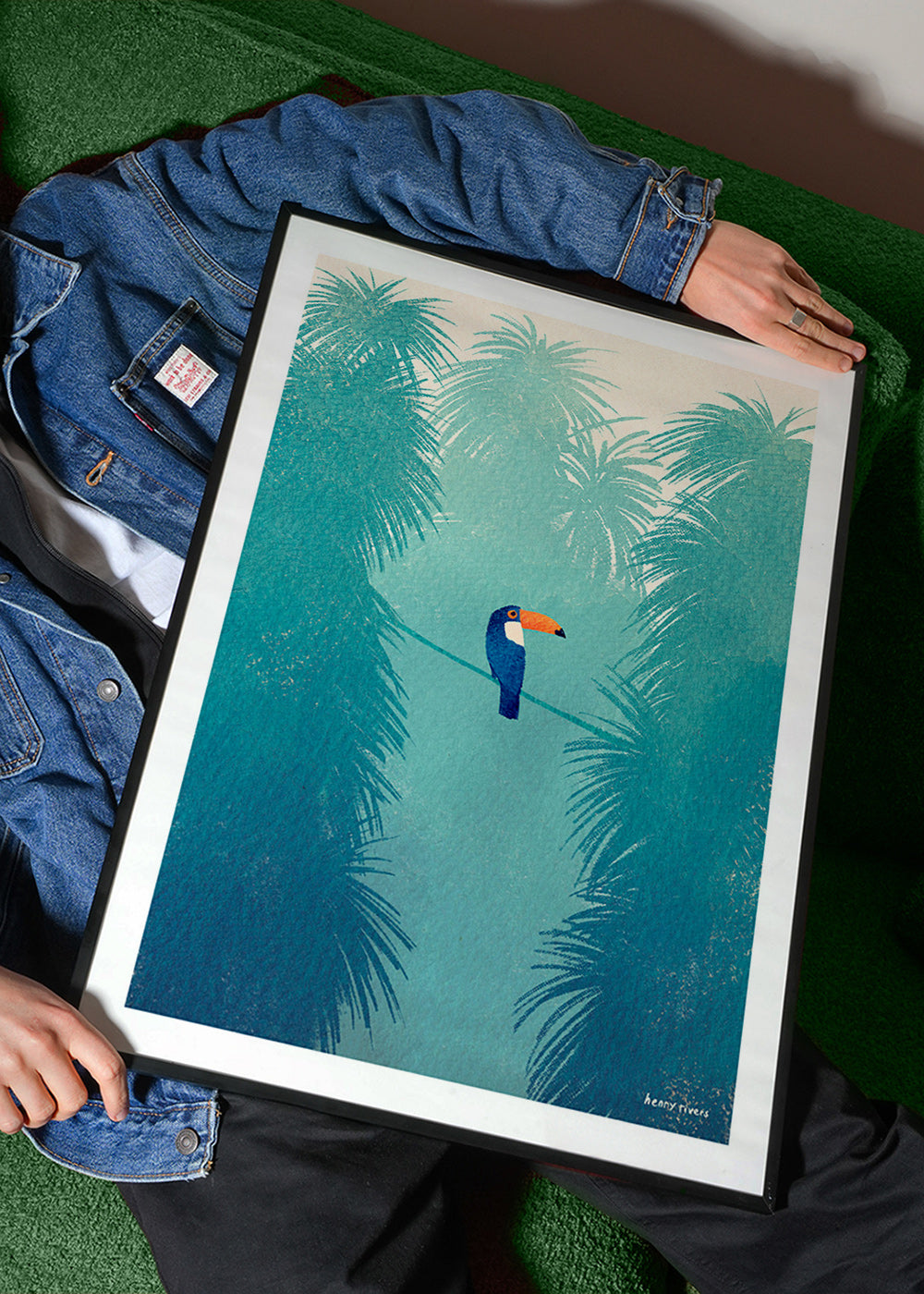 Toekan op tropische tak poster – Product1