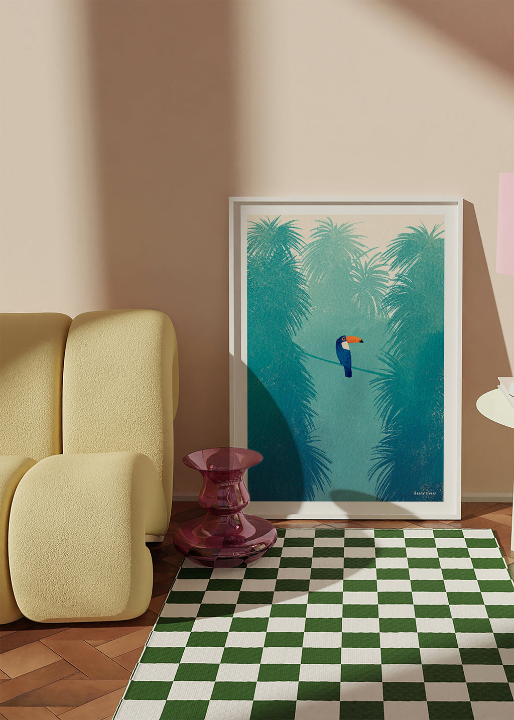 Toekan op tropische tak poster – Product2