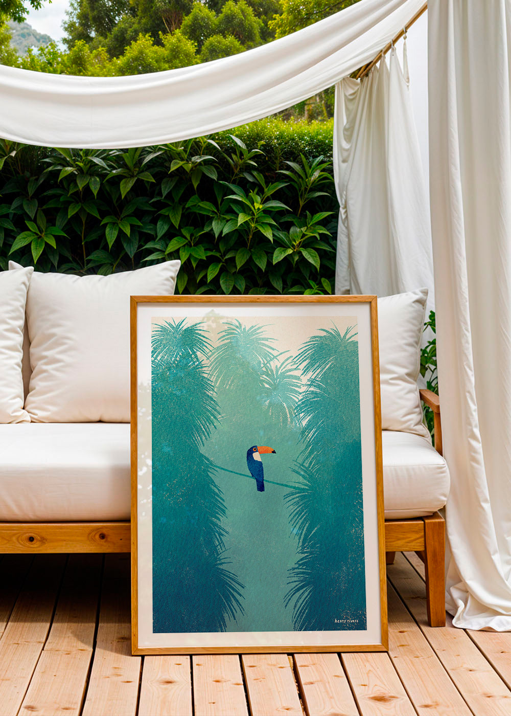Toekan op tropische tak poster – Product3
