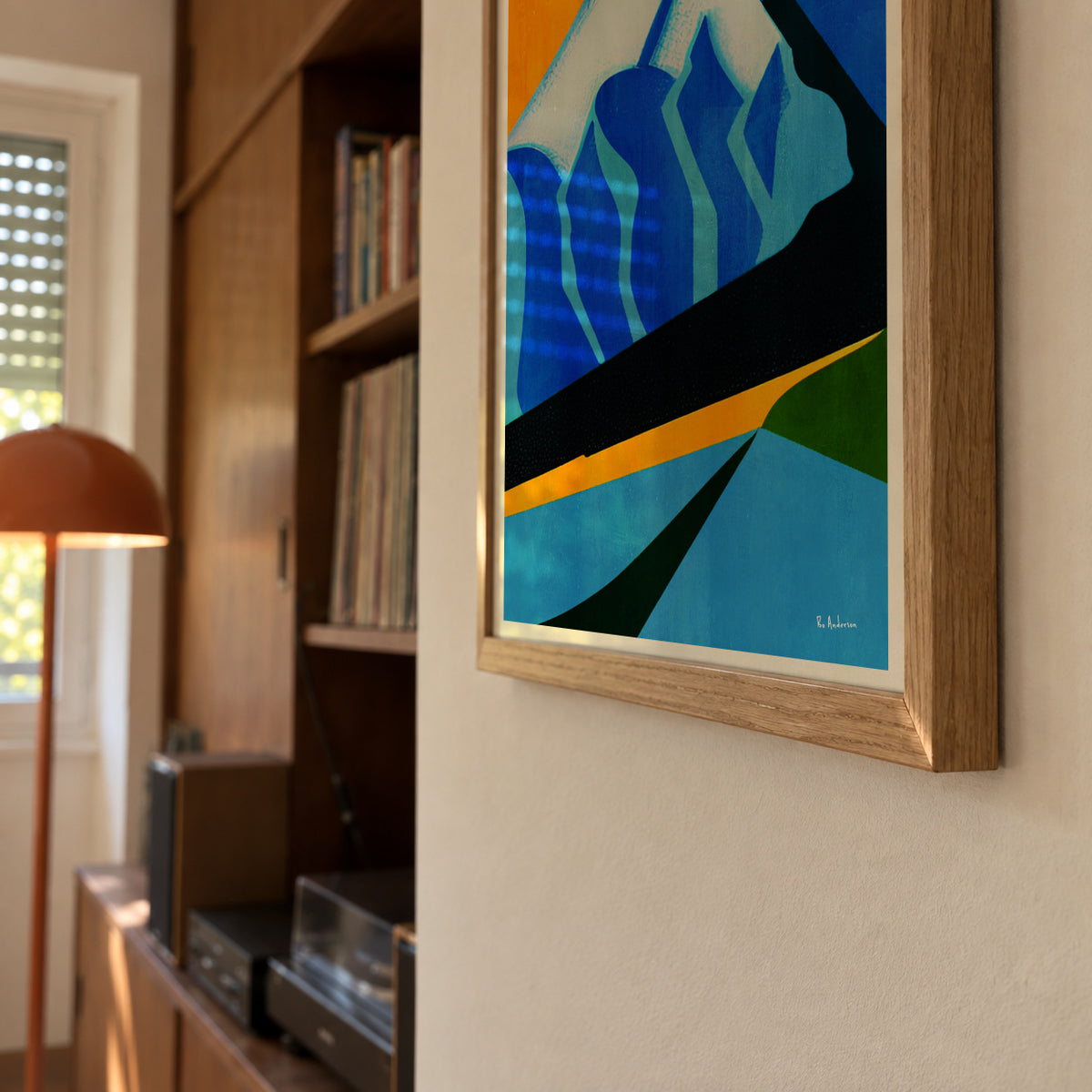 Mont Blanc, 1931 - Framed poster detail