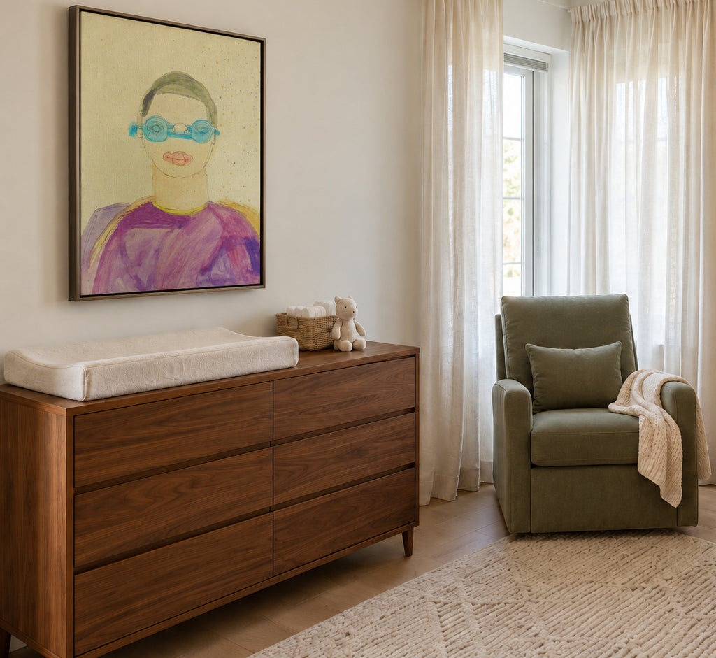 El meu entrenador - José Maria Escobar - Framed canvas in an interior