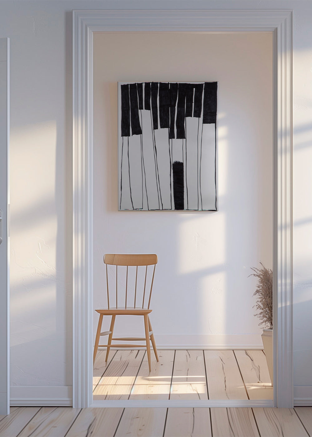Illustratie van pianotoetsen