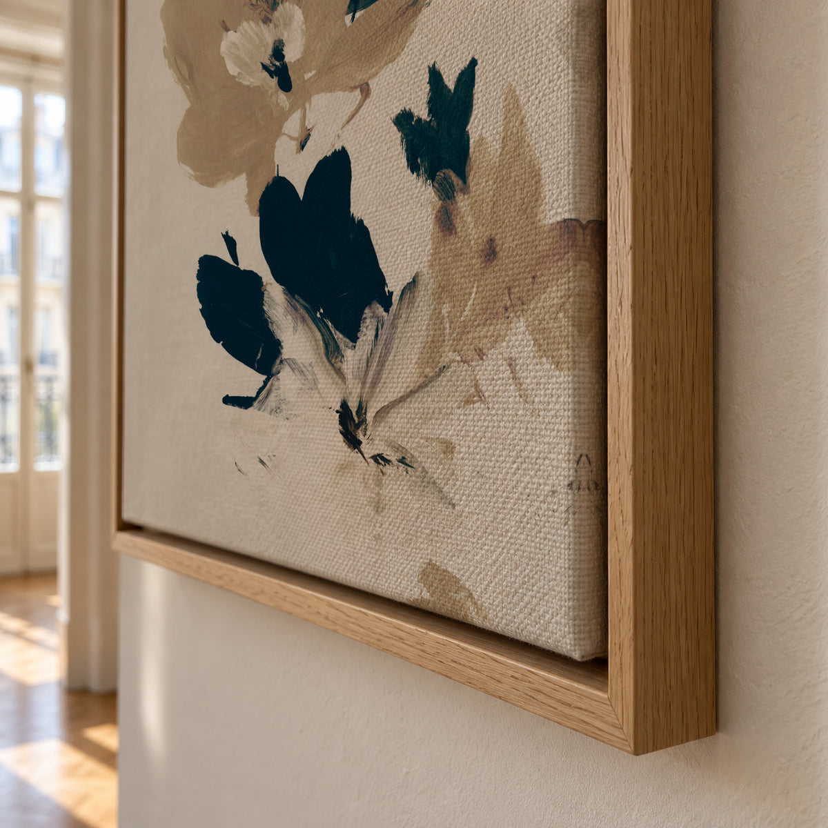 Summer View - Framed canvas detail
