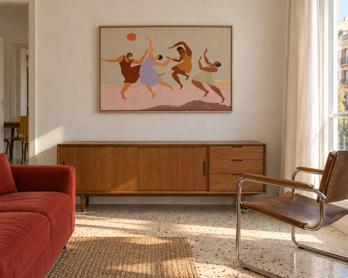 Together - Framed canvas in an interior