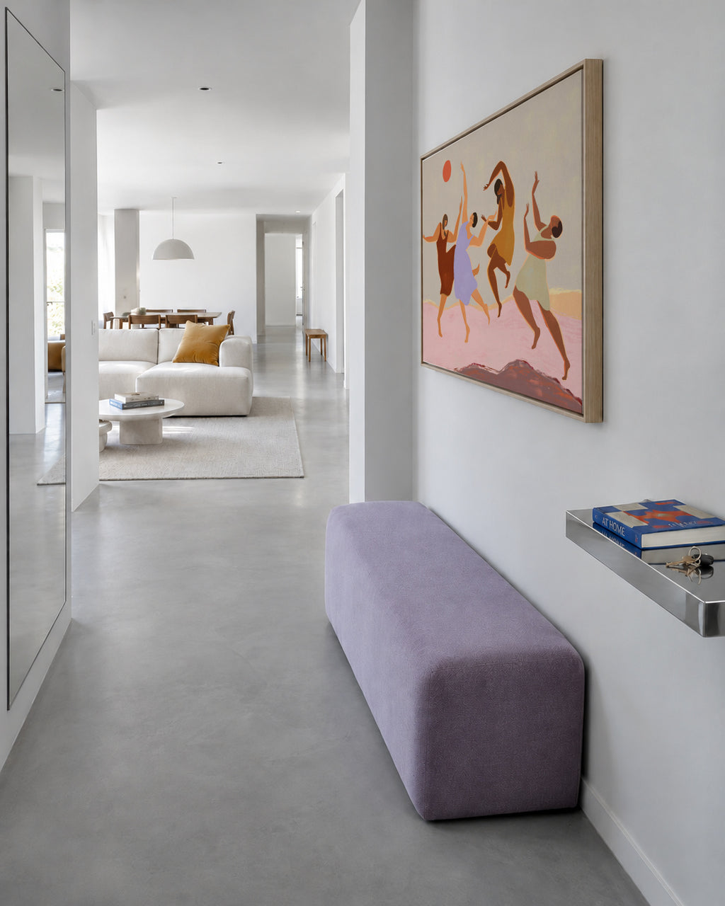 Together - Framed canvas in an interior