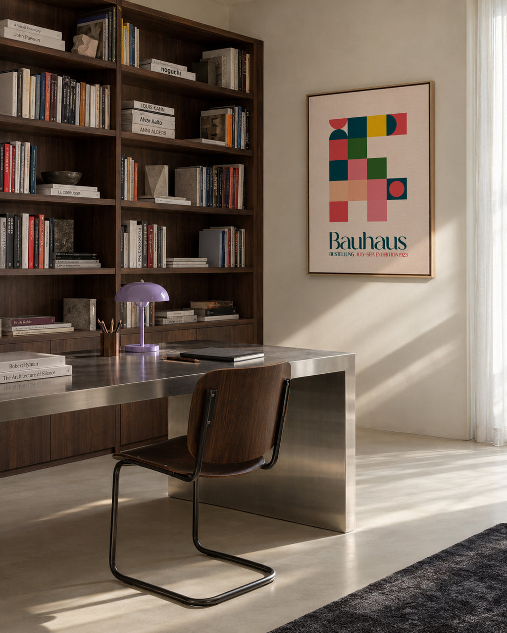 Bauhaus Kutular - Framed canvas in an interior