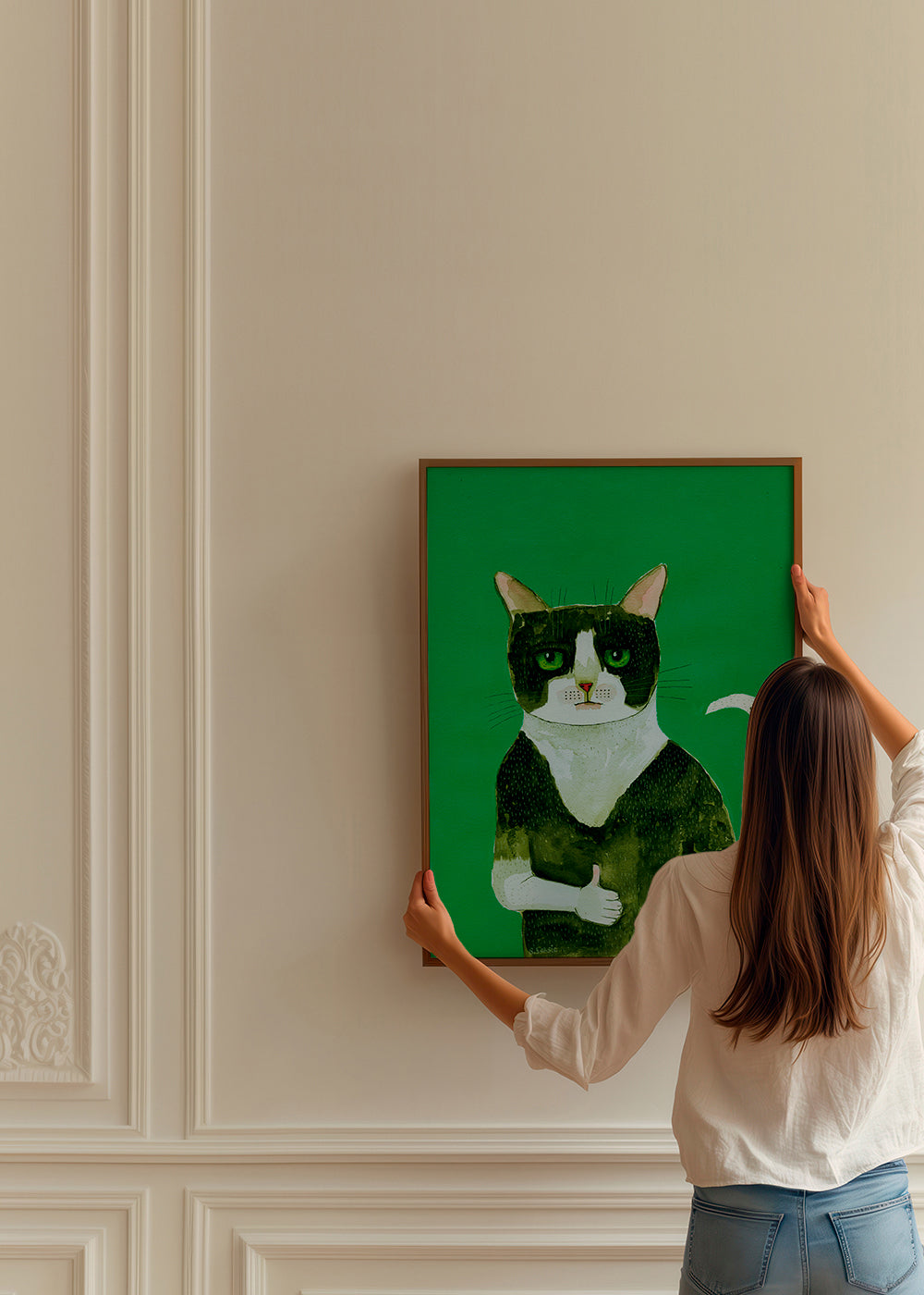Tuxedo Cat Thumbs Up