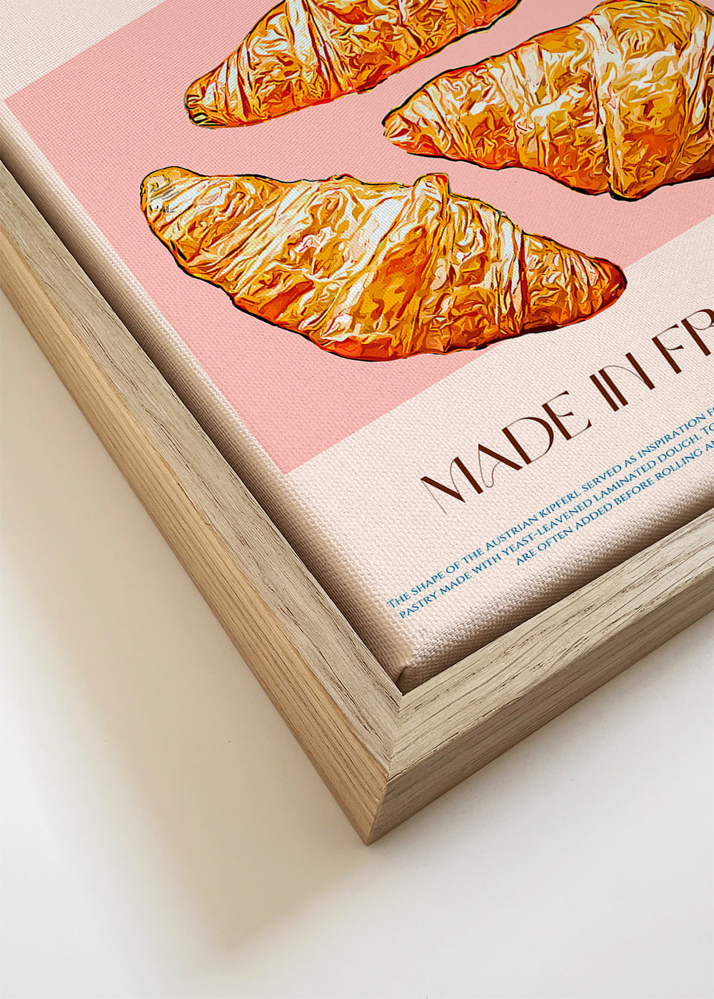 Keuken kunst Croissant illustratie