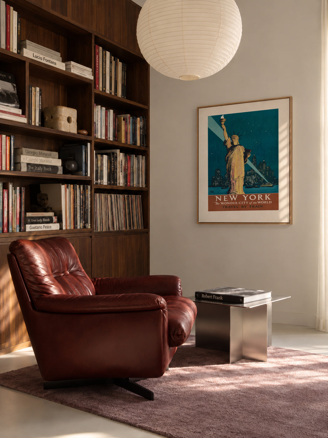 New York - Framed canvas in an interior