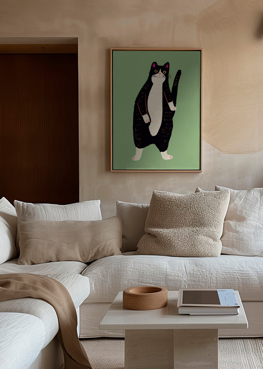 Black and white cat 02