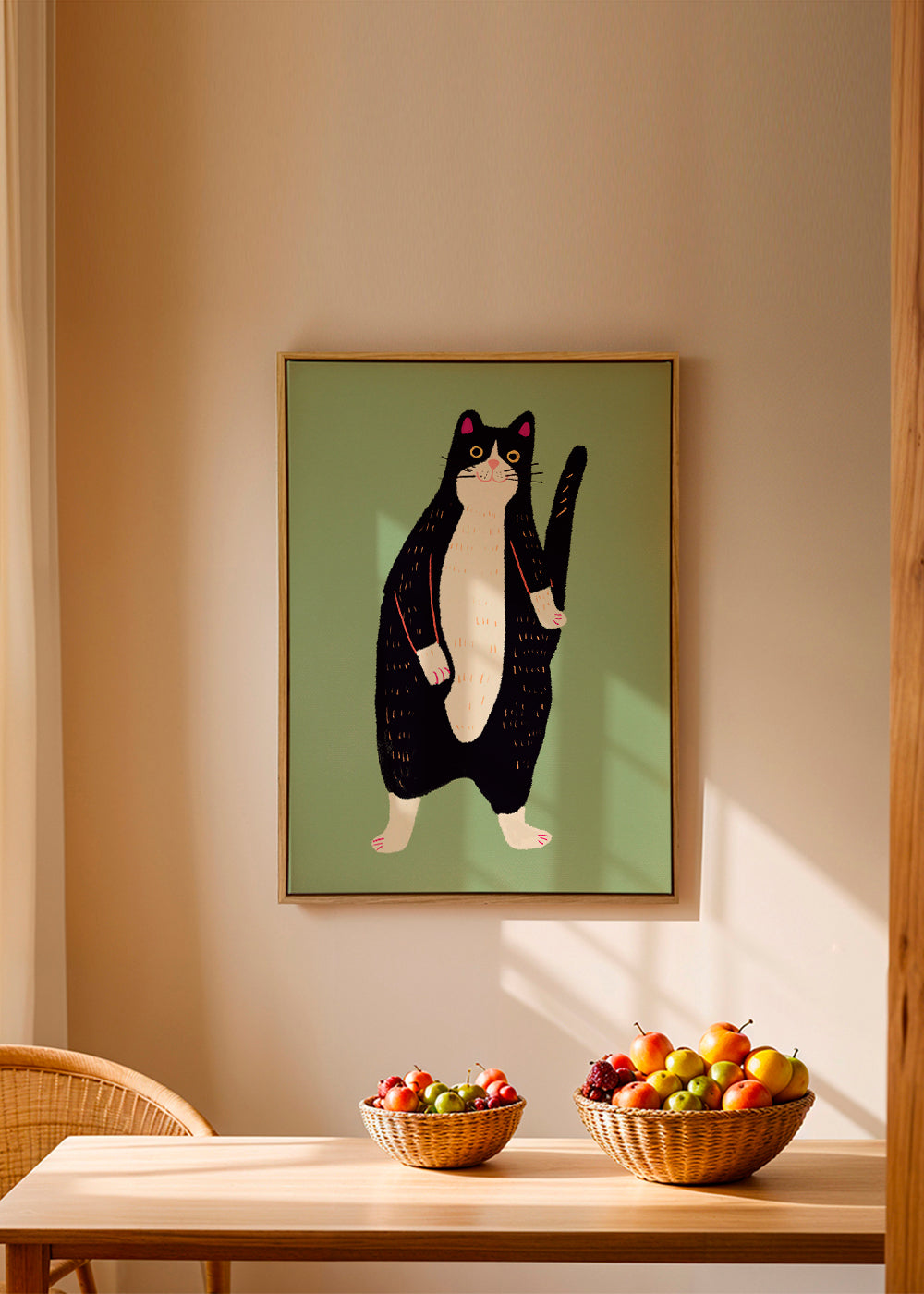 Black and white cat 02