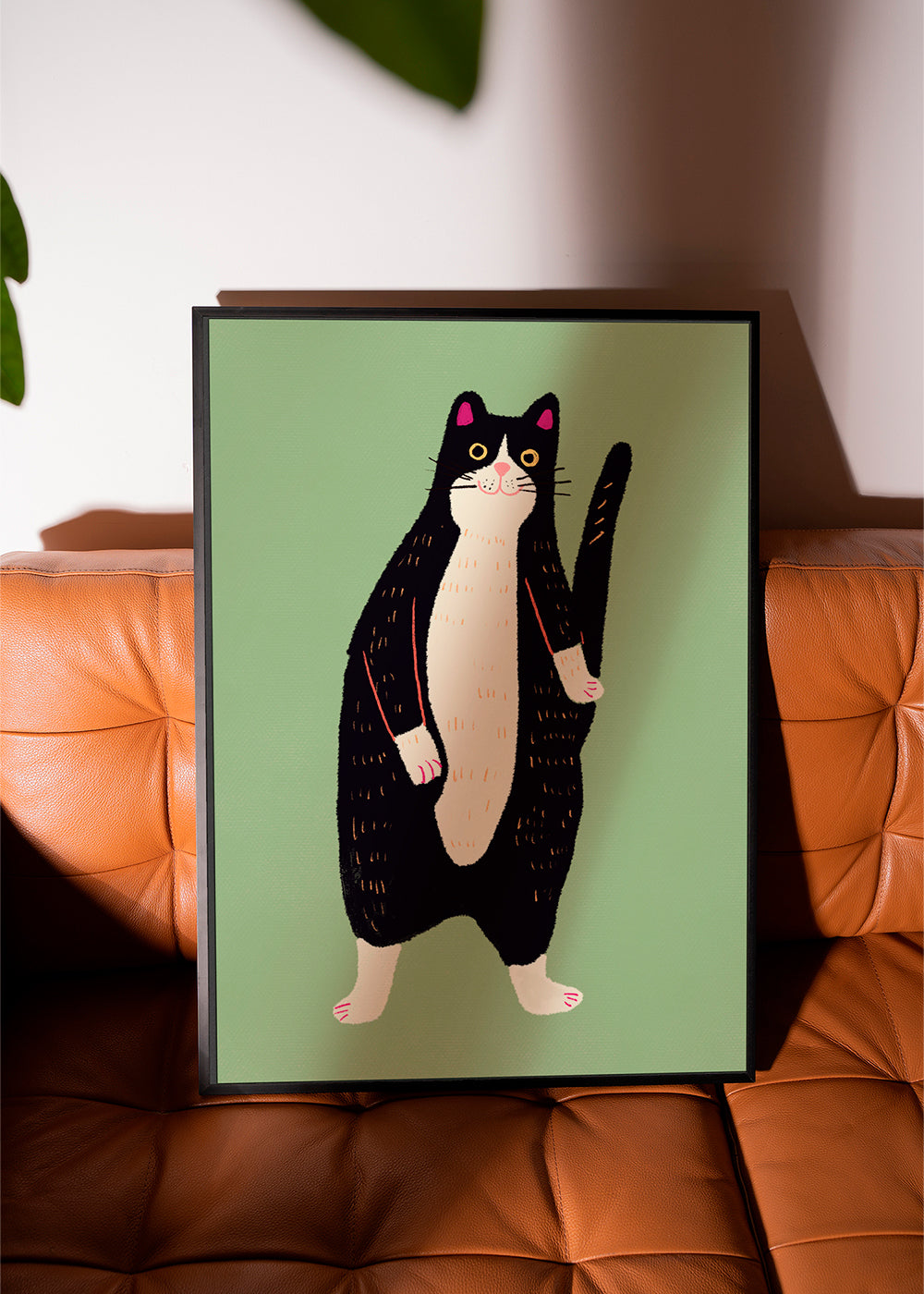 Black and white cat 02