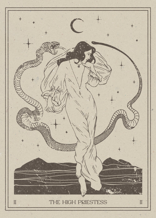 The High Priestess - Unframed art print