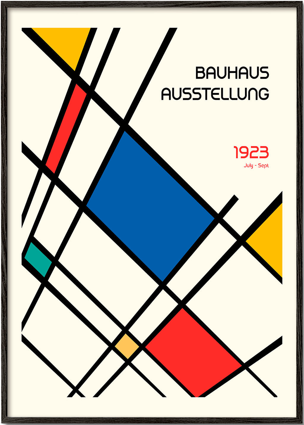 Bauhaus Geometric Design Retro