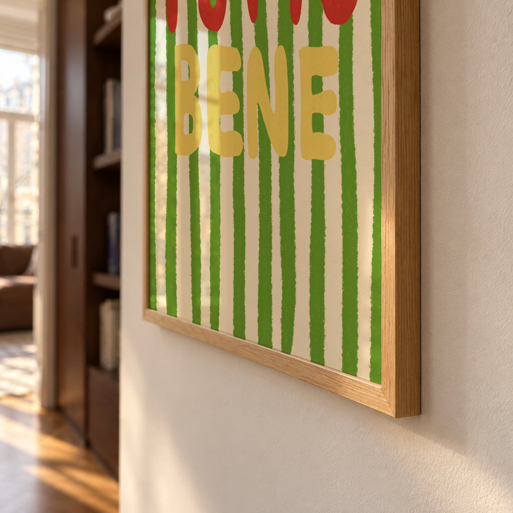 Tutto Bene - Framed poster detail