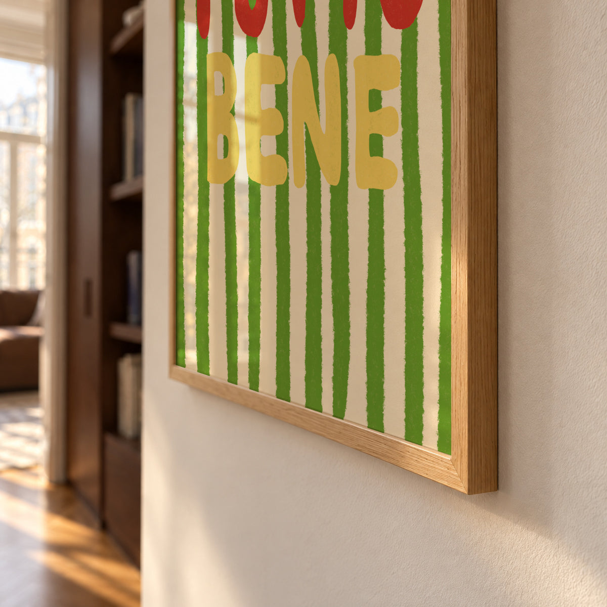 Tutto Bene - Framed poster detail