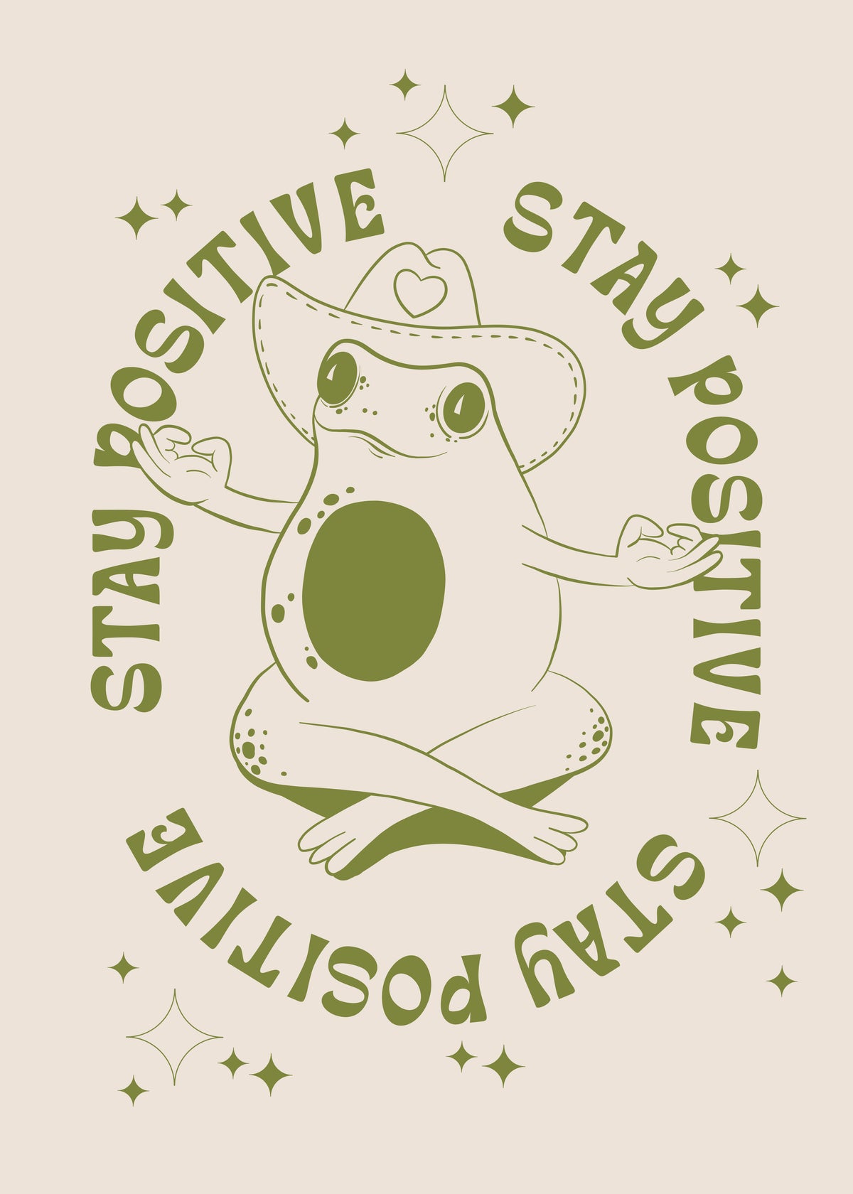 Happy Frog - Unframed art print
