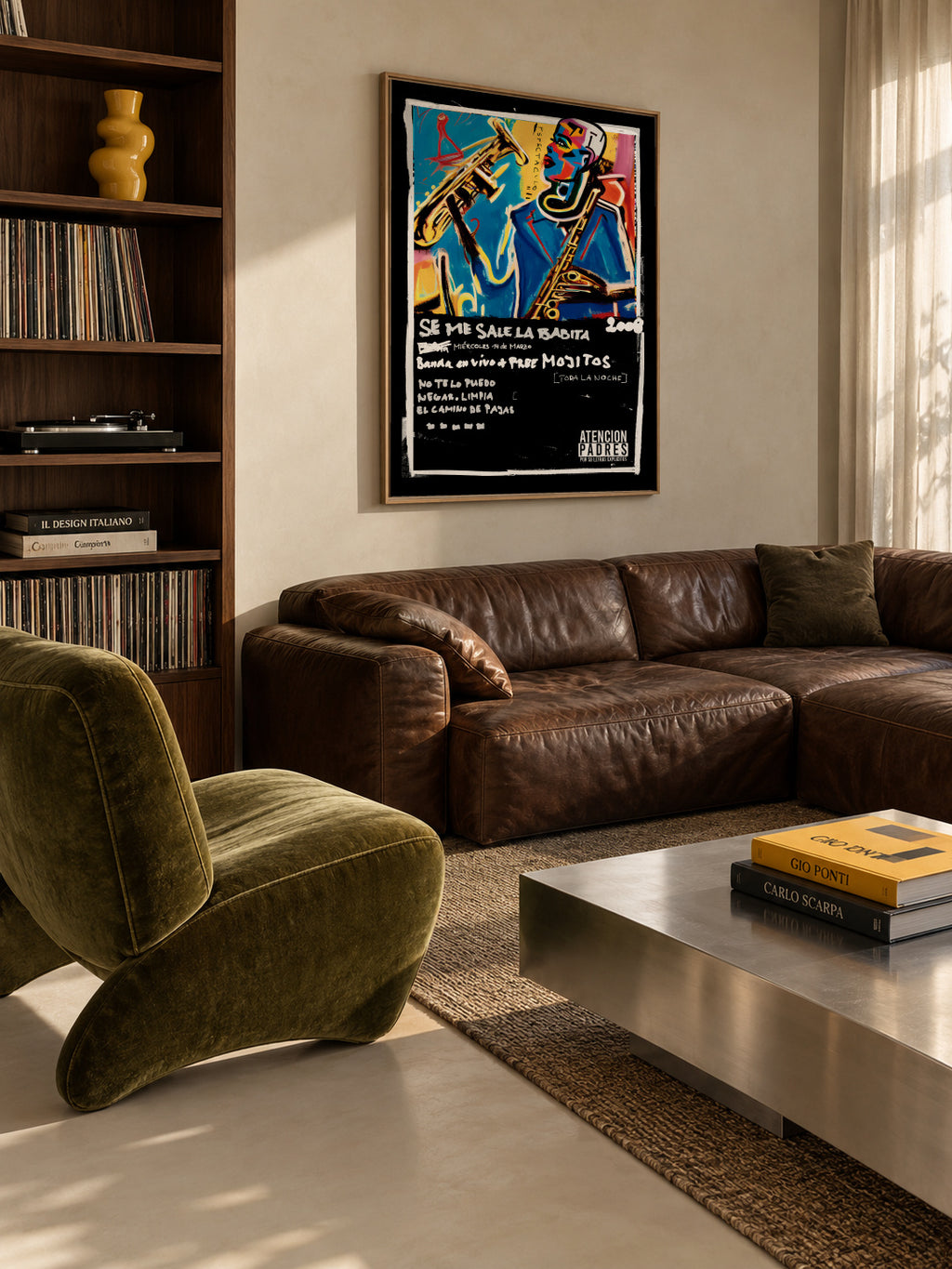 Se Me Sale - Framed canvas in an interior