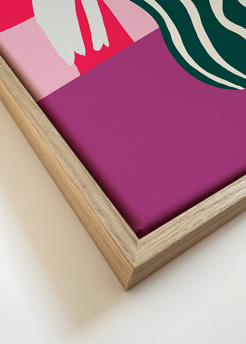 Botanische poster met pop-tulpen