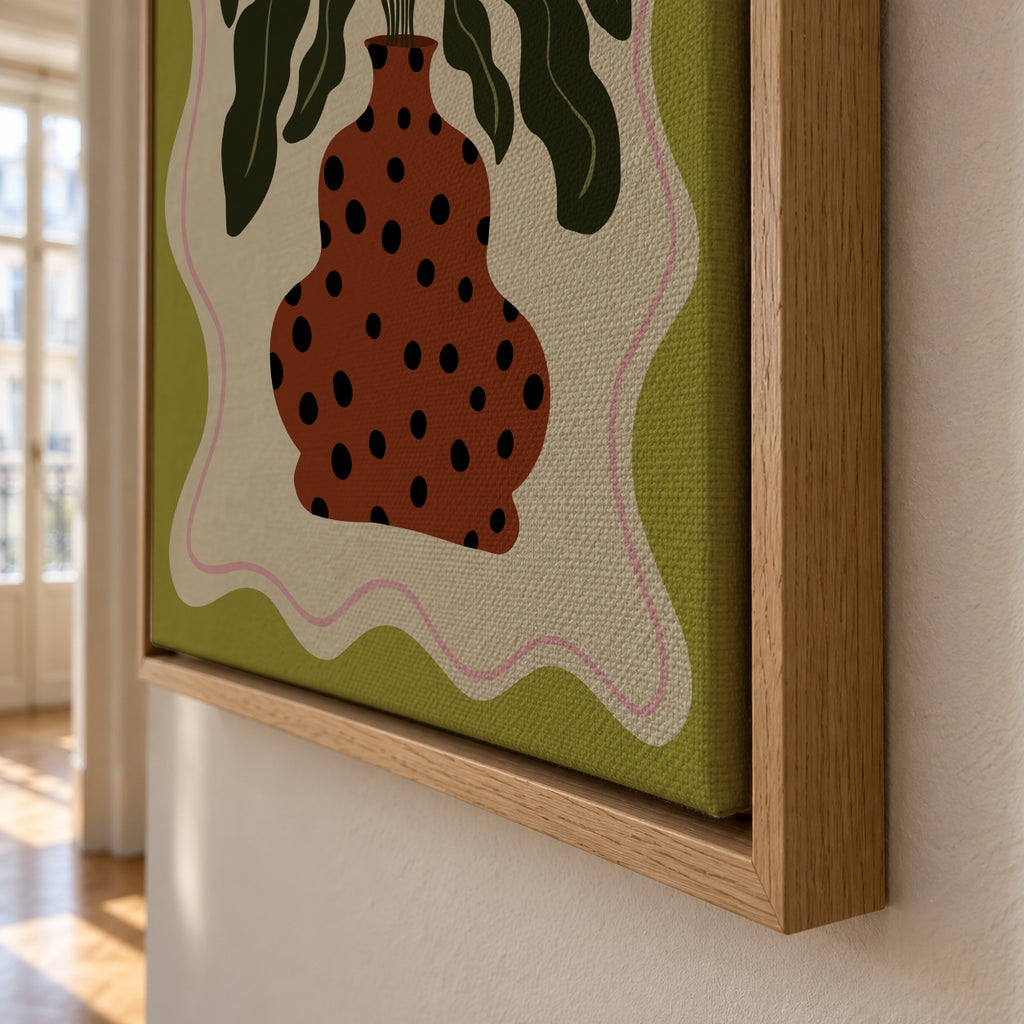 Grace - Framed canvas detail