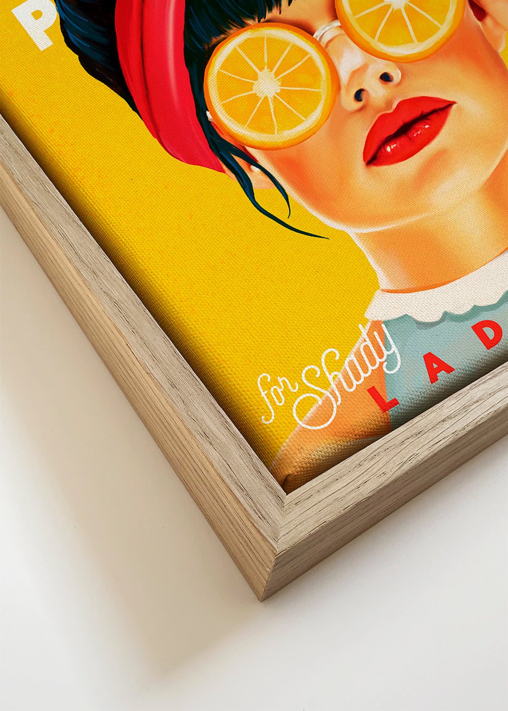 A Sunny Place For Shady Ladies Orange Pinup Art