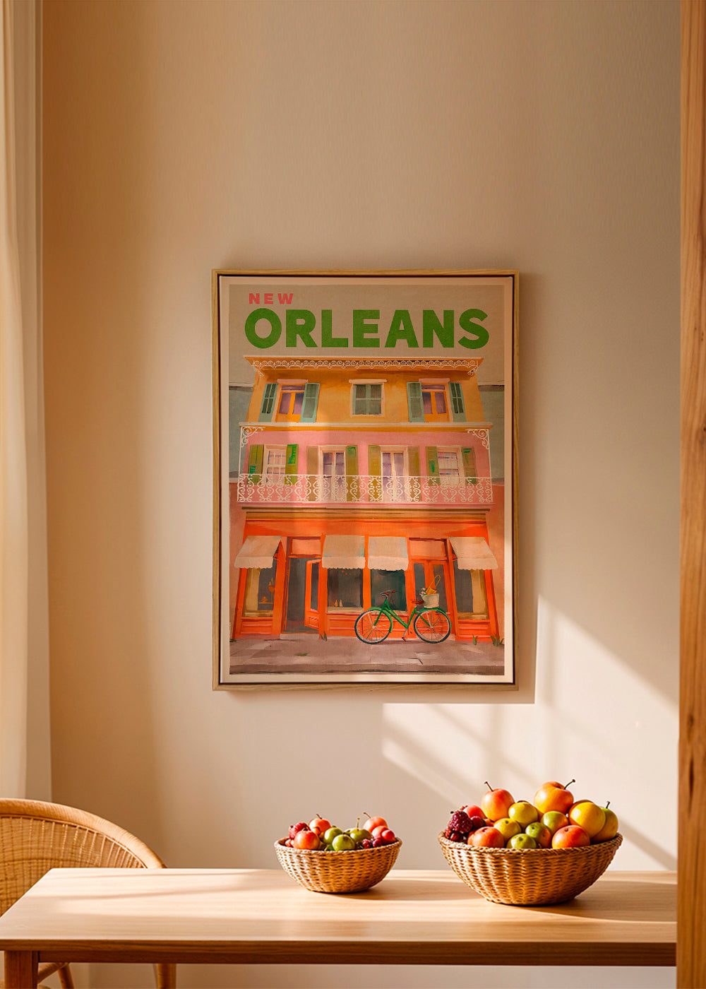 Reisposter New Orleans vintage