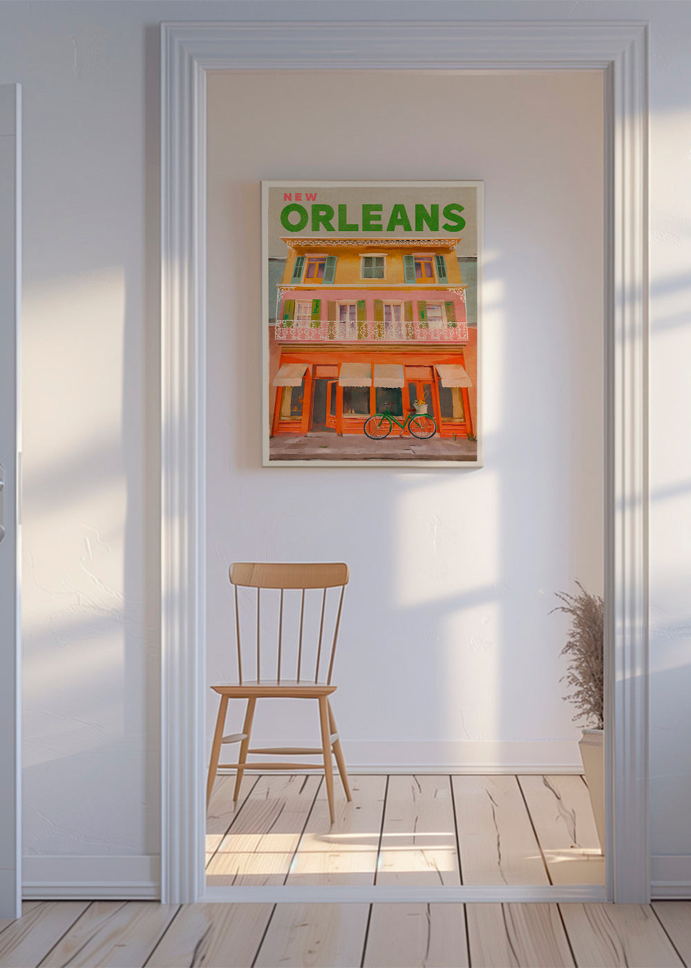 Reisposter New Orleans vintage