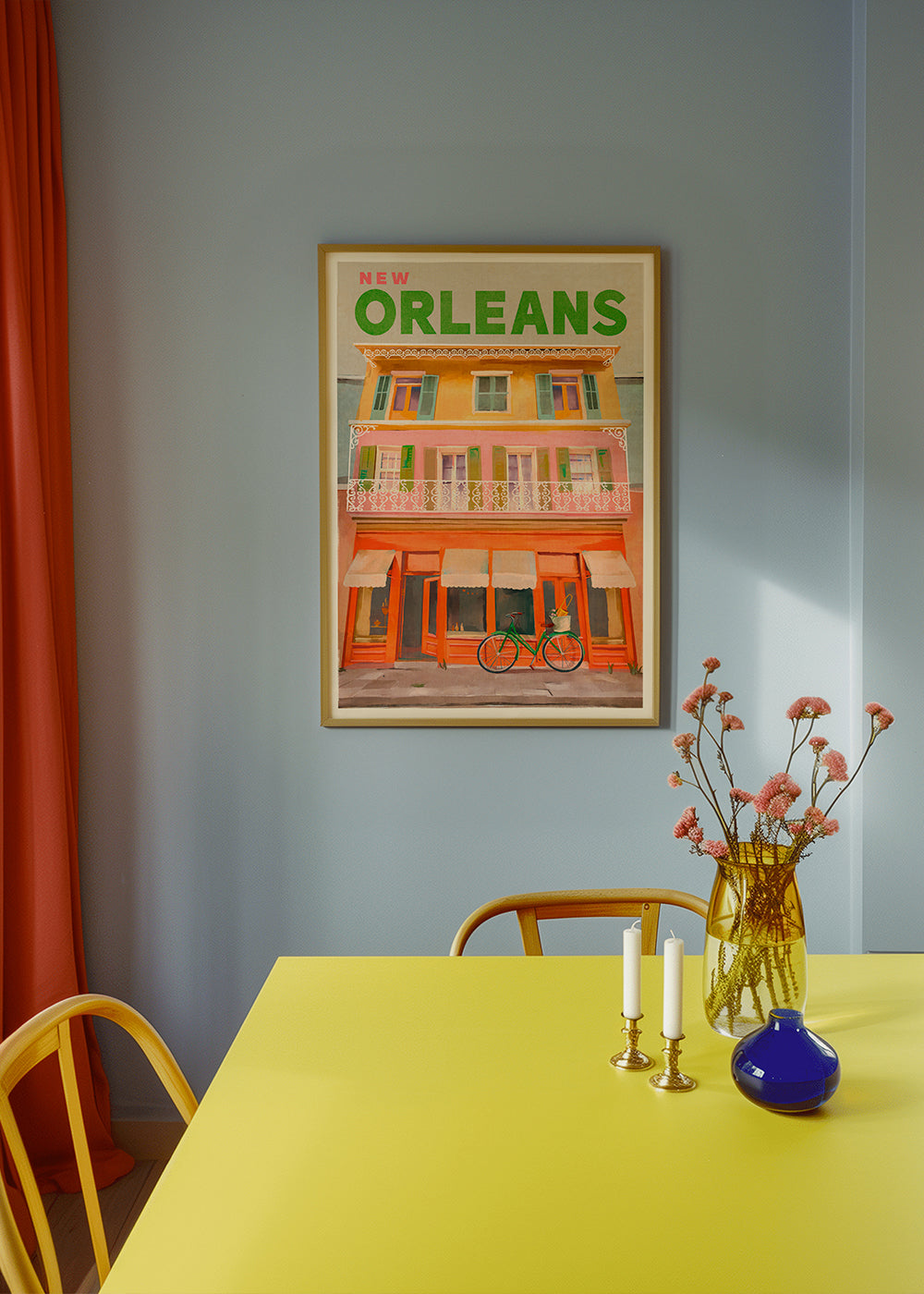 Reisposter New Orleans vintage