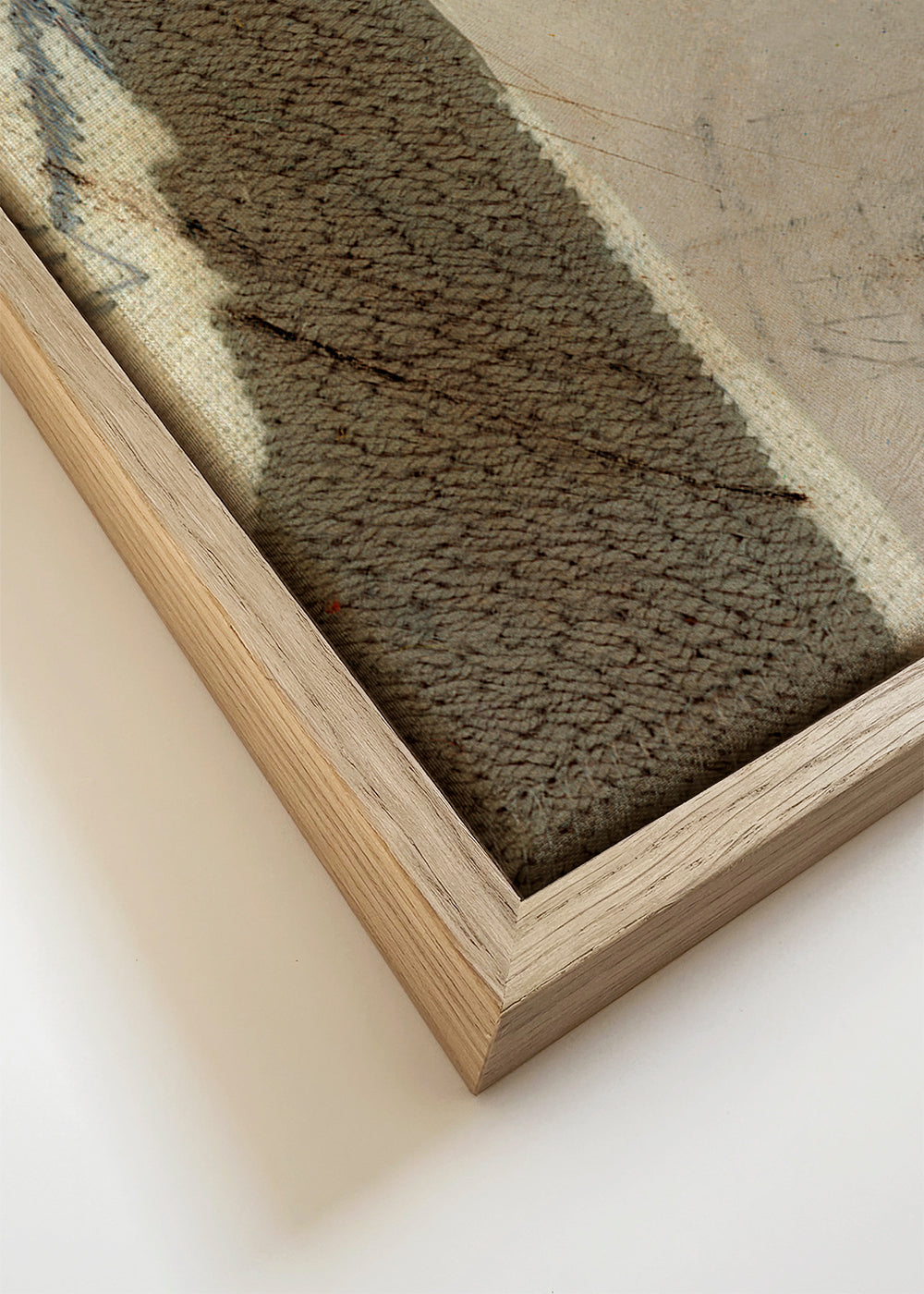 Abstract kunstwerk met neutrale texturen
