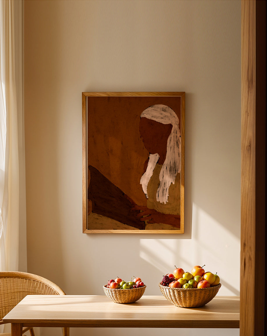 Book lover 6 - Framed poster in an interior