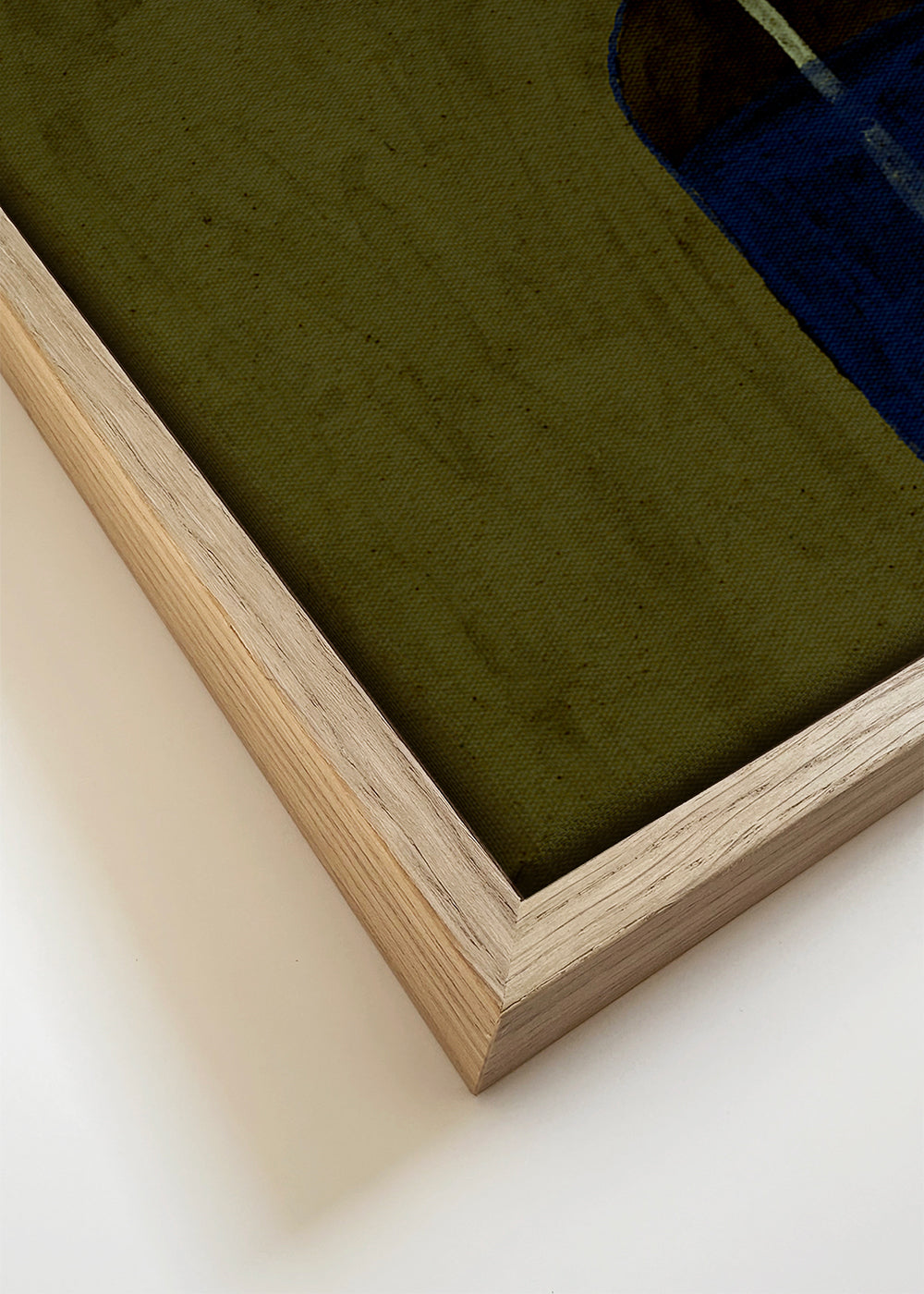 Botanische poster: zonnebloem in blauwe vaas