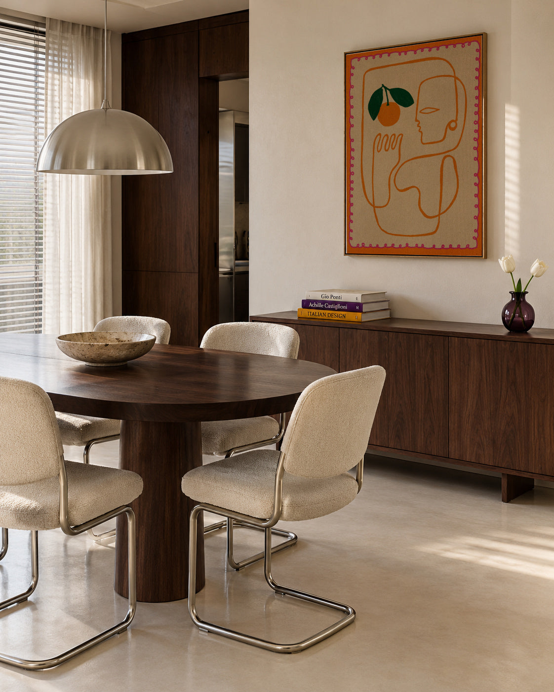 Fruit fiesta 1 - Framed canvas in an interior