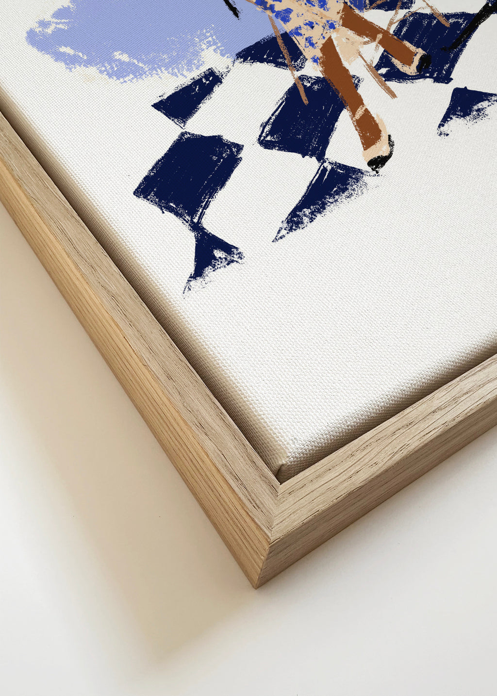 Café de Paris - Framed canvas detail