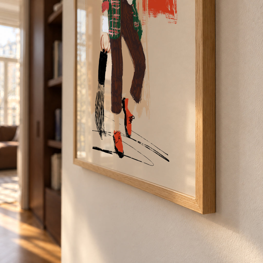 Fashion Style - Framed poster detail