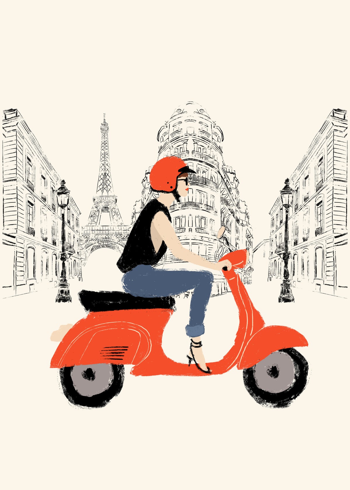 Paris Tour - Unframed art print