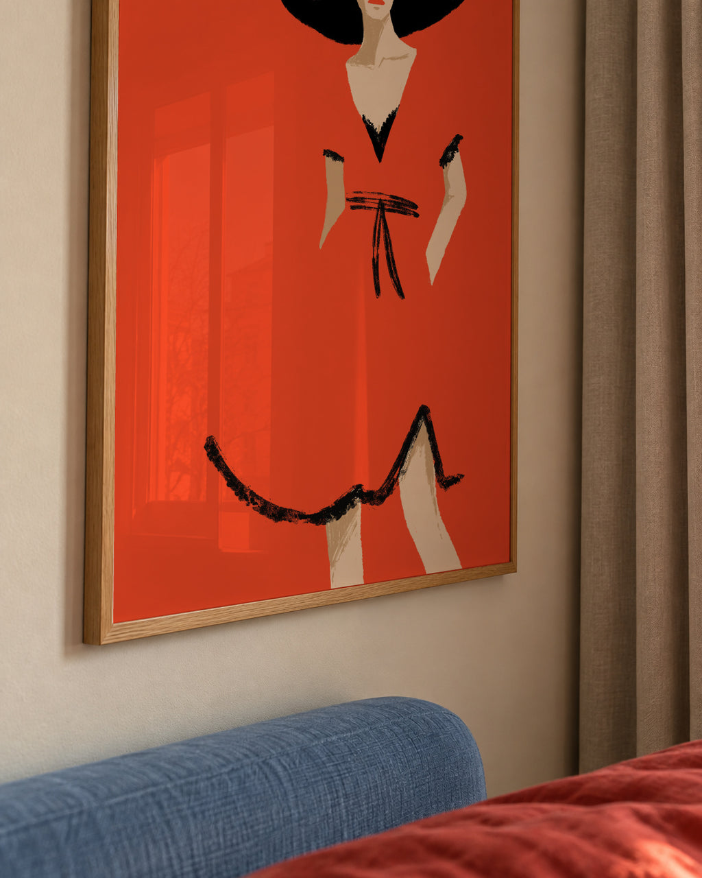 The dress - Framed poster detail