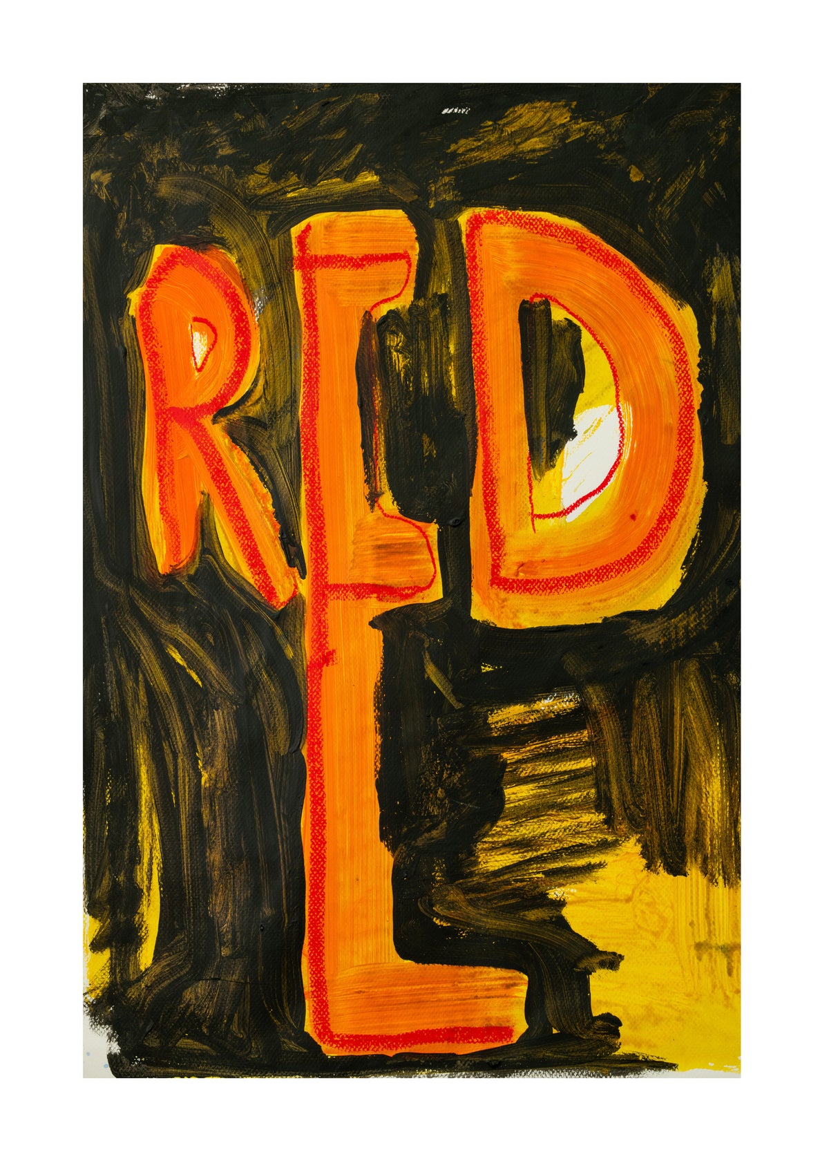 Red - Unframed art print