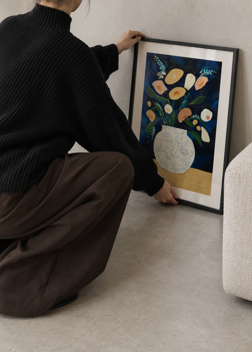 Memories - Framed poster in an interior