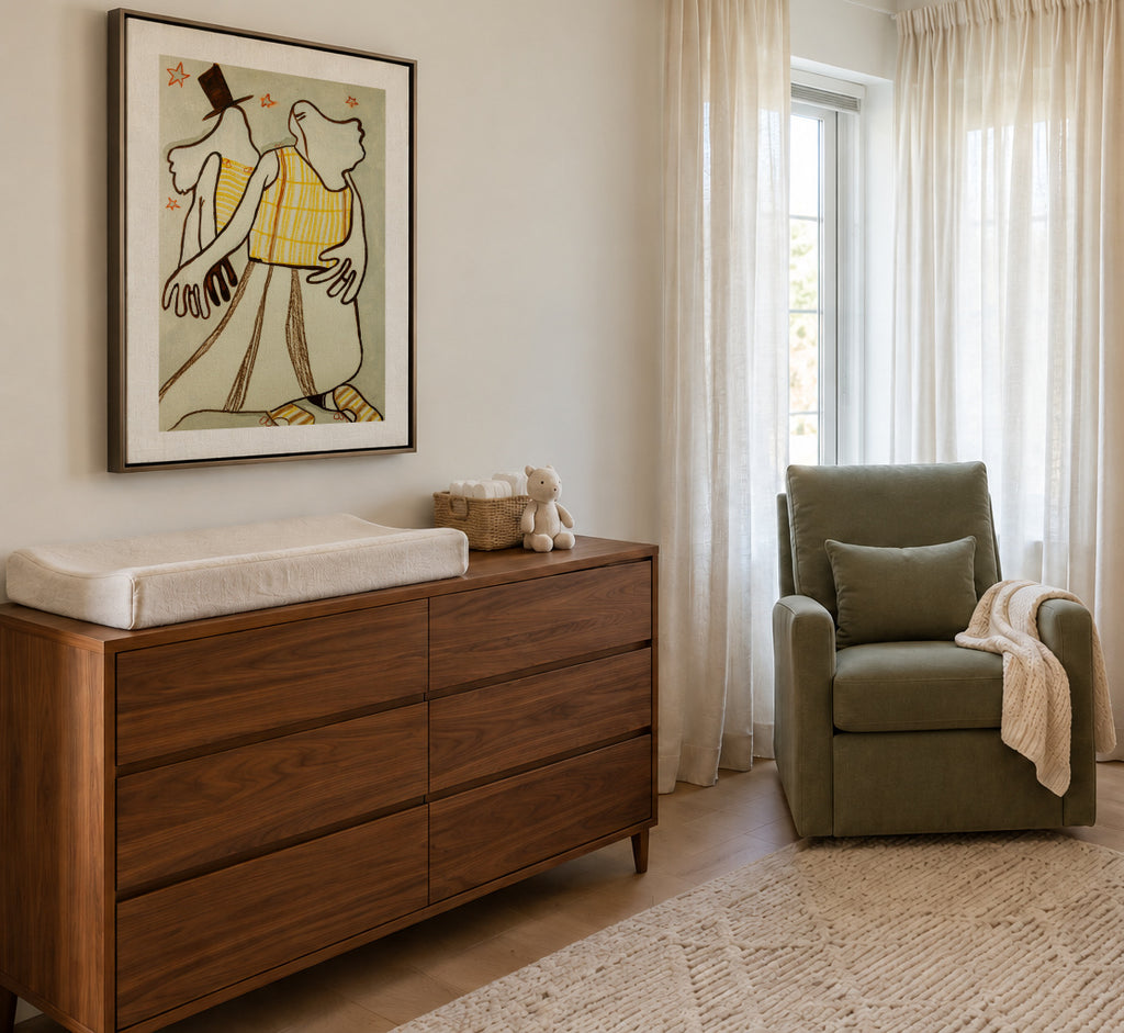 Dancin' - Framed canvas in an interior