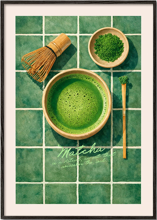 Keuken kunst: Matcha en keukengerei