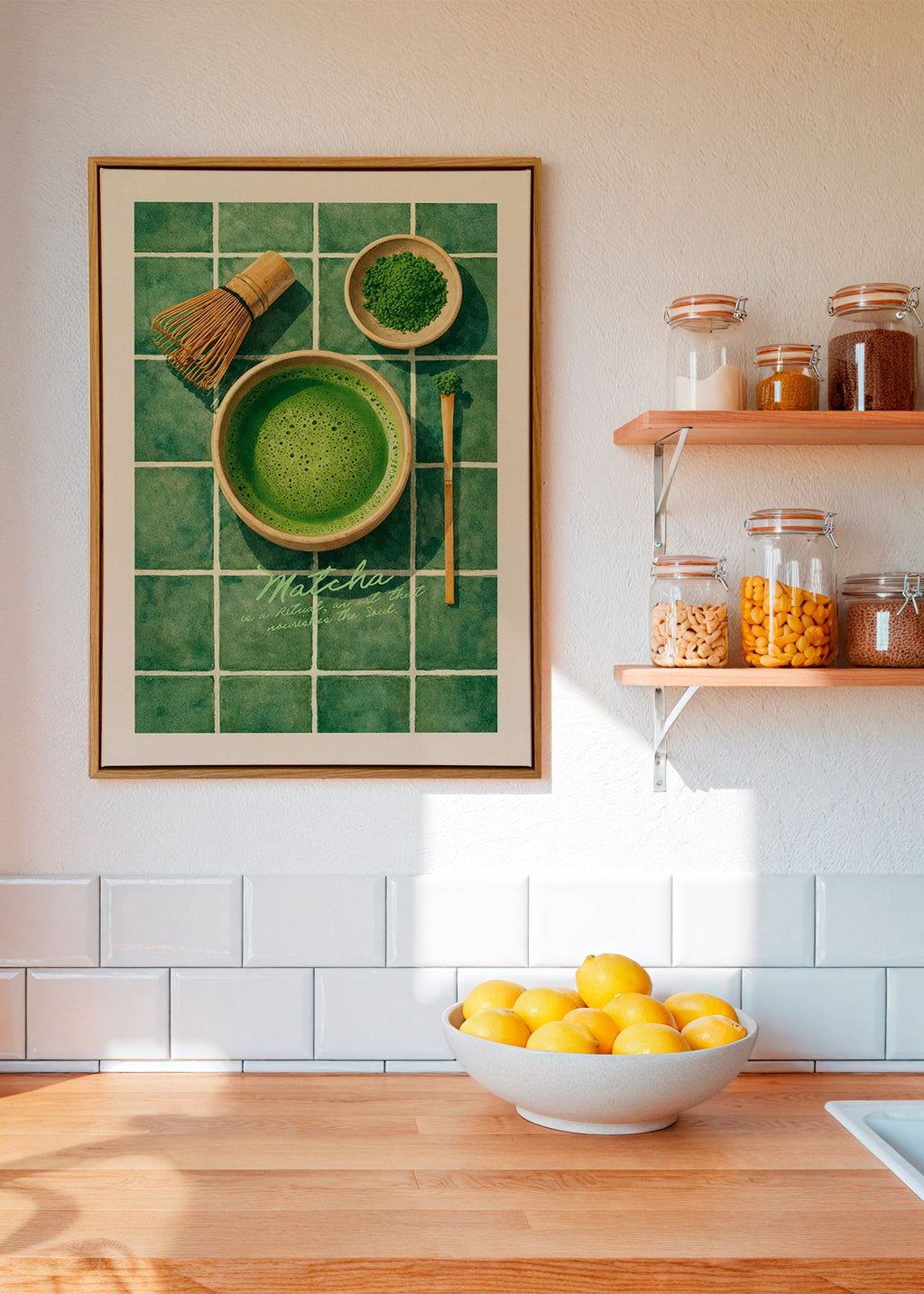 Keuken kunst: Matcha en keukengerei