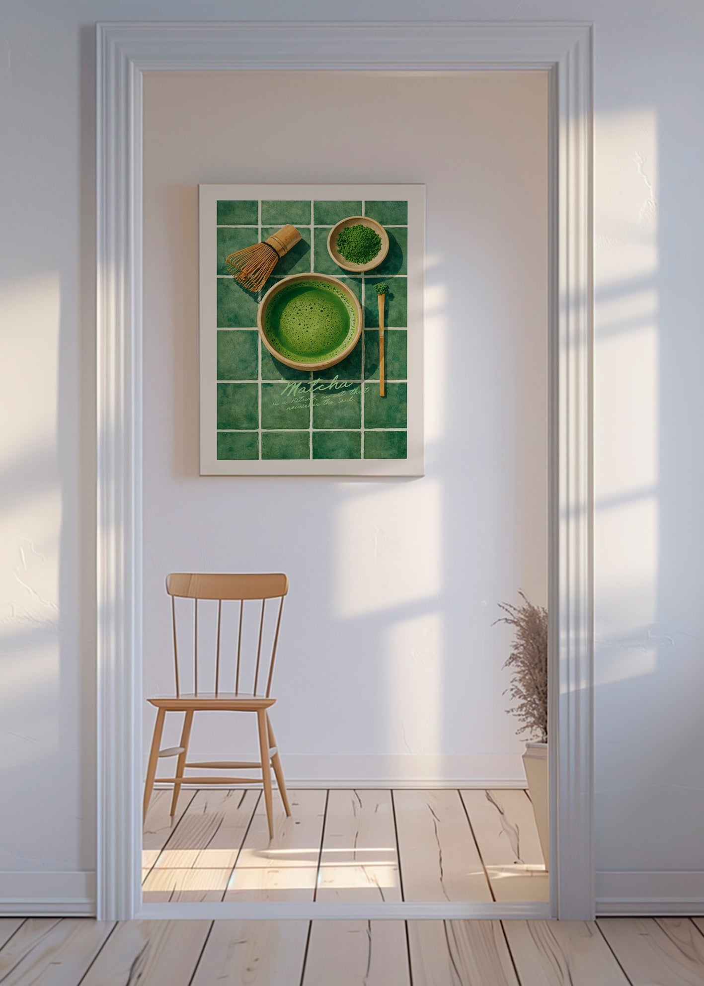 Keuken kunst: Matcha en keukengerei