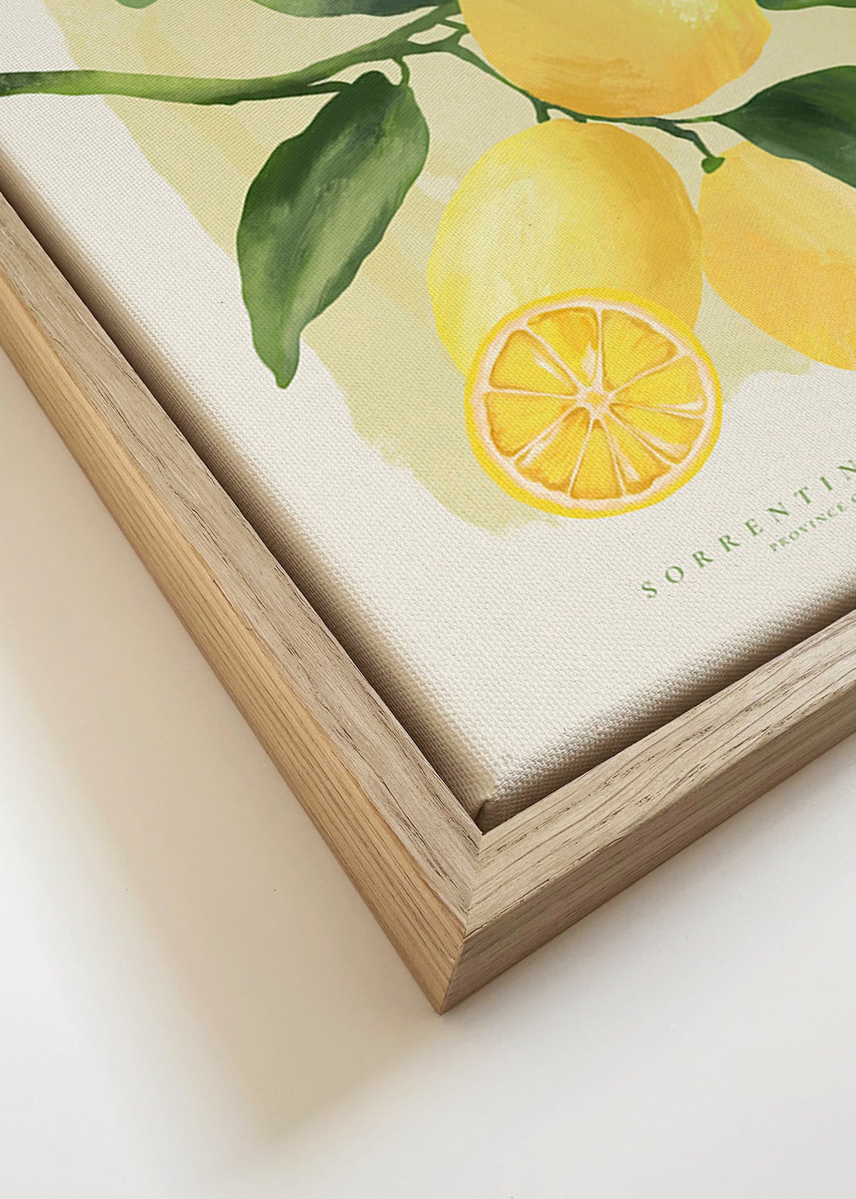 Botanische Amalfi citroen print