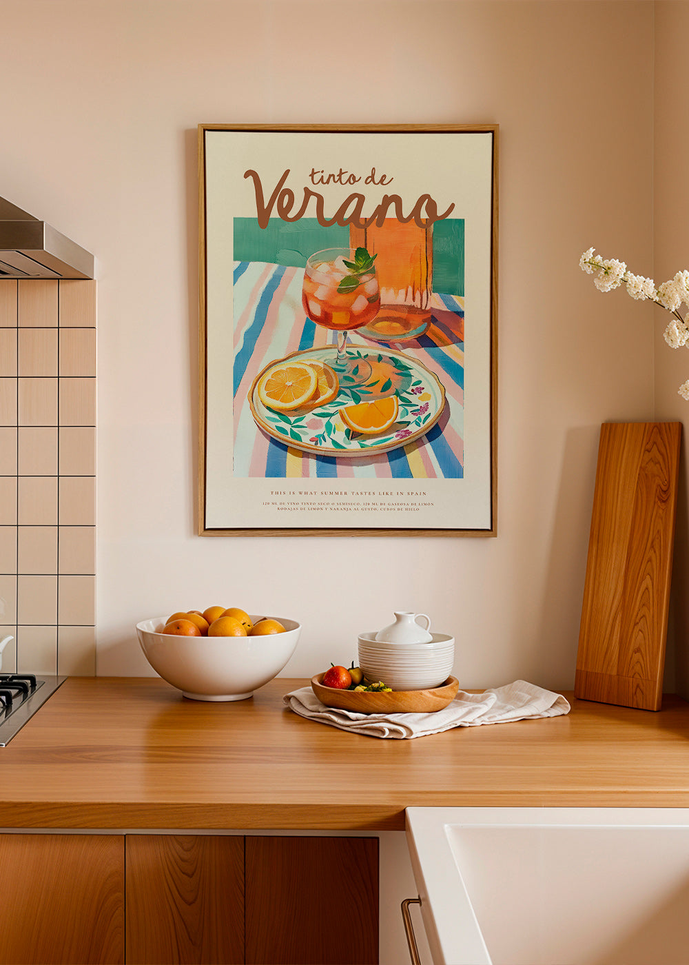 Keuken kunst: tinto van de zomer met citrus