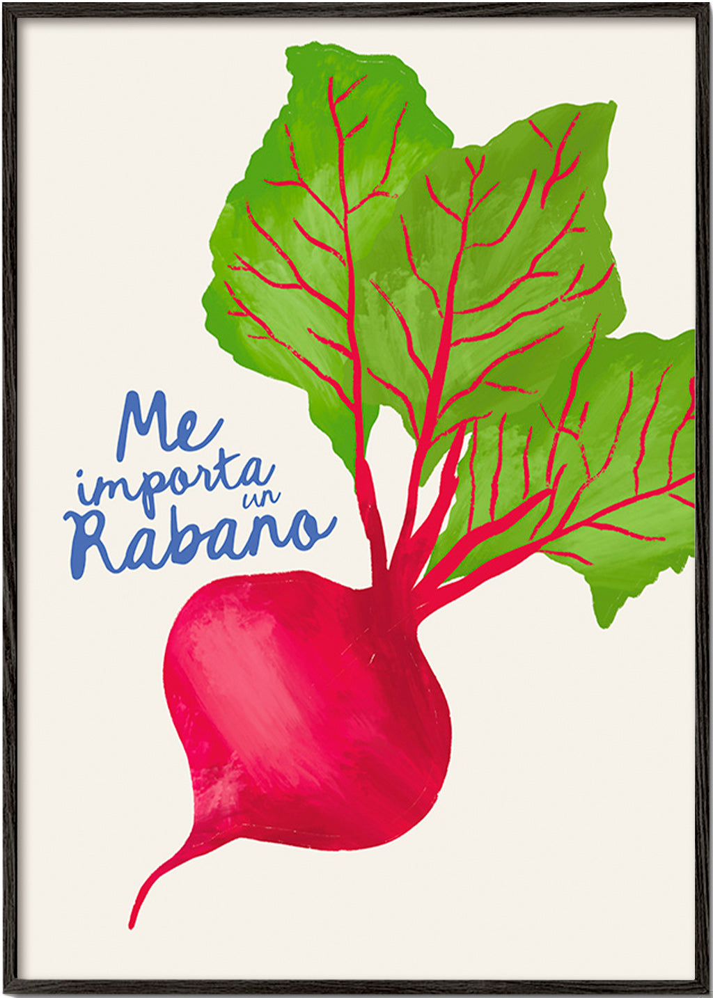Keuken kunst illustratie van radijs